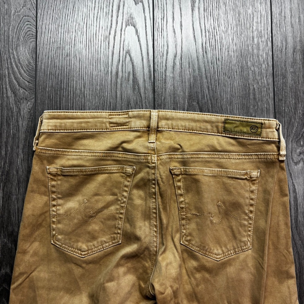 Adriano Goldschmied Jeans Womens 27R Brown The Zip Up Legging Ankle High Rise - Picture 6 of 11
